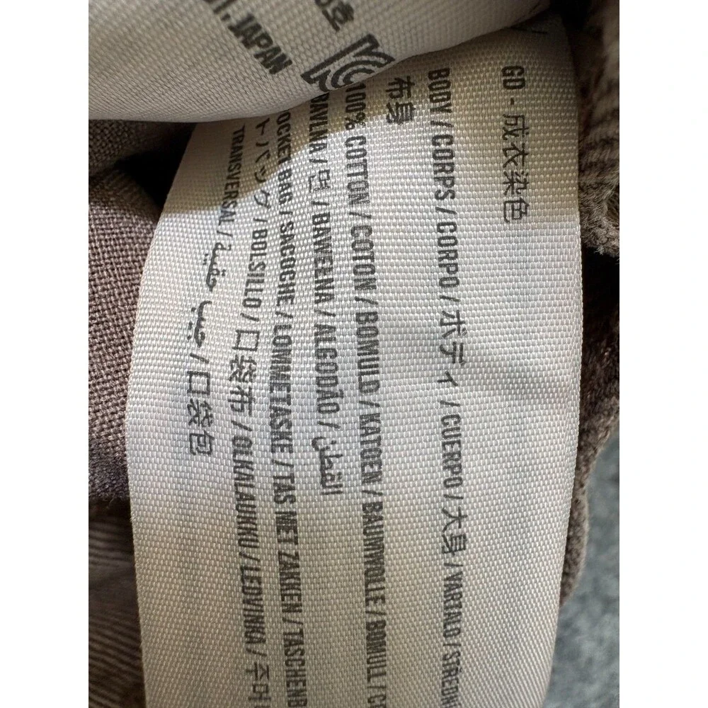 Abercrombie & Fitch Jeans Mens 32x30 Brown Denim Doule Knee Baggy